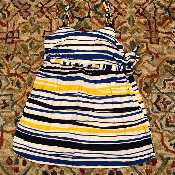 TOTEM Striped Summer Strap Dress in Size M/L - Picture 3 of 7